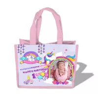 Tas Goodie Bag Aqiqah Custom Tas Souvenir Aqiqah Anak Foto Nama Lucu