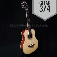 GITAR AKUSTIK UKURAN 3/4 MODEL MARTIN SUDAH TANAM BESI