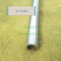Pipa Besi Seamless Od 15 mm / Id 10 mm Tebal 2,5 mm Panjang 20 cm