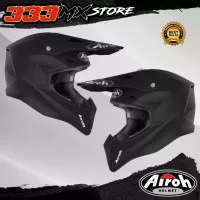 HELM AIROH WRAAP BLACK MATT 2023 HELM CROSS AIROH BLACK MATT ORIGINAL