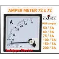 Ampere Meter Fort Analog FT- 72A ( 0-50A / 800A )