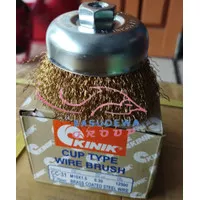 KINIK SIKAT KAWAT MANGKOK 3 CC- 31 / CUP TYPE WIRE BRUSH KINIK CC31