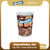 Alpenliebe Choco Eclairs Jar 360g - Permen Karamel Coklat Susu 1pcs