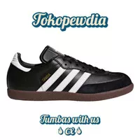 Adidas Samba Classic Soccer Low Tongue Black White