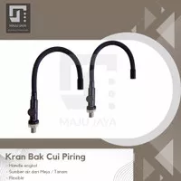 Keran Cuci Piring Fleksibel Leher Angsa / Kran Sink / Kran BCP Dapur