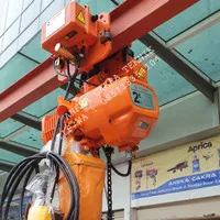 Electric Chain Hoist (With Trolley) 2 Ton x 12 meter NAGASAKI JAPAN