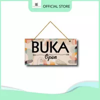 PAPAN SIGN DEKORASI GANTUNGAN OPEN CLOSE BUKA TUTUP KASIR