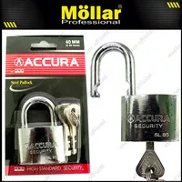 ACCURA SL85 Kunci Gembok 40 mm Leher Pendek Short Padlock Pintu Rumah