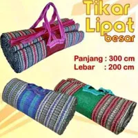 TIKAR LIPAT BESAR / TIKAR GULUNG BESAR / TIKAR ANYAM BESAR