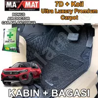 Karpet Mobil Honda WRV Maxmat 7D + Karpet Koil 3Baris+Bagasi+Tambahan