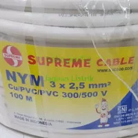 Kabel NYM 3 x 2.5 mm NYM 3 x 2,5 mm Supreme ( Roll 100 meter )