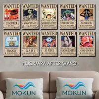 Hiasan Dinding Pajangan Poster Kayu Bounty Wanted One Piece Serie 2