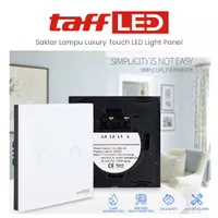 TaffLED Saklar Tombol Lampu Rumah Touch Sentuh Desain Mewah Elegan