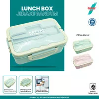 LUNCH BOX SET / KOTAK MAKAN ANAK / TEMPAT MAKAN / LUNCH BOX ANTI BOCOR