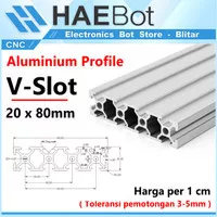 [HAEBOT] Aluminium Profile V Slot 2080 20x80 AP2080 Alumunium Profil F