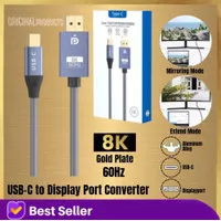 UGREEN kabel converter usb type c 3.1 to display port male 4K DP cowok