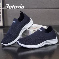 Batavia GROSIR sepatu pria rajut sepatu pria sepatu hitam B21