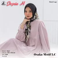 Hijab Kerudung Jilbab Segiempat Motif Corak Osaka By Umama