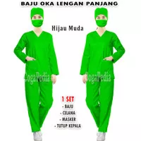 Baju OKA / Baju Perawat / Lengan panjang - Baju jaga Dokter