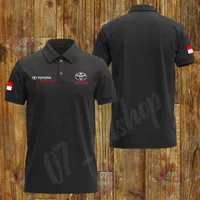 Polo Shirt Tshirt Baju Kerah OTOMOTIF LOGO TOYOTA MOVING FORWARD