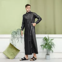 Best Quality Jubah Pria Gamis Kombinasi Lengan Apil Kain Katun Yima