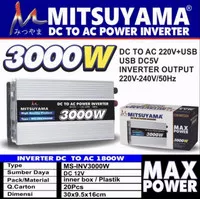 Power Inventer Mitsuyama/Sunpro  3000 Watt Alat Pengubah Arus DC ke AC