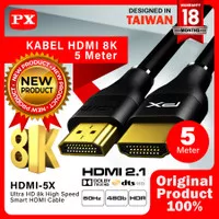 Kabel HDMI 2.1 High Speed UHD 8K HDR HDMI Cable 5M PX HDMI-5X
