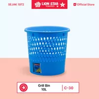 LION STAR Tempat Sampah Grill Bin 10 L C-30