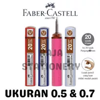 Faber Castell Lead Superfine 0.5 0.7 GRIP Isi Pensil Mekanik Faber 2B