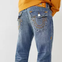 Celana panjang pria TRUE RELIGION RICKY VINTAGE SUPER T FLAP Original