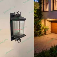 Lampu dinding minimalis modern outdoor wateproof teras cafe 812067/1P