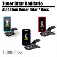 Tuner Gitar Bass / Alat Stem Senar Gitar Bass Ukulele Clip On Tuner