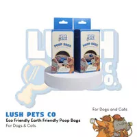 Lush Pets Co Eco Friendly Earth Friendly Poop Bags for Dogs and Cats