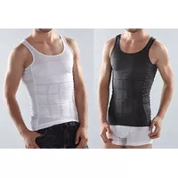 Slimming healthy men Shirt Slim Lift Body vest shaper singlet pria man