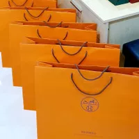 NEW Paperbag Hermes Small / XL Authentic Ori Kelly Birkin Lindy Pb Bag