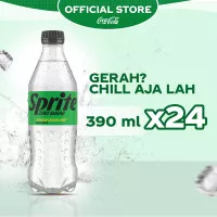 Sprite Zero Lemon Lime Minuman Soda - Botol 390ml - x24 Pcs