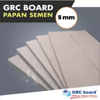 GRC Board 5 mm / Papan GRC / Fiber Semen / GRC Board / 1.22 X 2.44 M