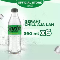 Sprite Zero Lemon Lime Minuman Soda - Botol 390ml - x6 Pcs