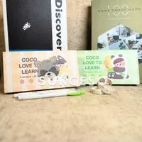 Coco love to learn sticky notes / Kertas Memo Tempel Lucu Unik 