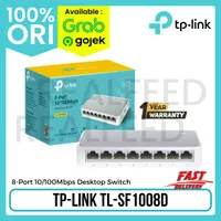 Switch Hub 8 port TP-LINK TL-SF1008D LAN Ethernet 8port 10/100Mbps