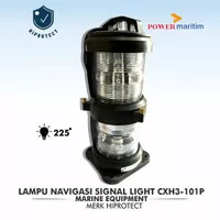 Lampu Navigasi 6'' Signal Light CXH3-101P 65 Watt 225 | Clear Double