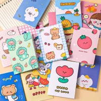 Note Book Mini Buku Tulis Memo Kecil Lucu Notes Karakter 1Pcs