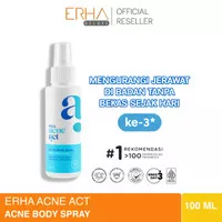 ERHA Acne Back Spray 100 ml - Obat Jerawat Punggung dan Badan + BHA