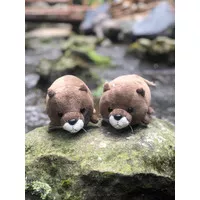 Boneka Berang-berang Gemuk Lucu | Chubby Otter Plush Toy Taman Safari