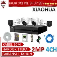 PAKET CCTV 4 CHANEL 4 KAMERA LENGKAP HARDISK GARANSI RESMI TERMURAH!!!