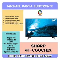 SHARP 4T-C60CH1X 4K HDR 60 INCH 60CH1 | SHARP 4T C60CH1X 60 4K LED TV