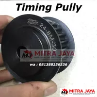 TIMING PULLEY 8M GIGI 24 LEBAR 30 MARTIN 24T 8 M PILOT BORE PULLY