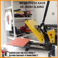 Mesin Press Kaos SLIDING 40x60 / Mesin Press Baju Tarik 40x60