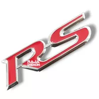 Emblem RS Brio 2023 Logo Mobil Honda HRV City CRV WRV