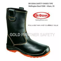 SEPATU SAFETY SHOES Dr.OSHA 9388 WELLINGTON BOOT % ORIGINAL HD